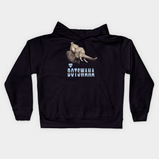 Love Botswana Safari Kids Hoodie